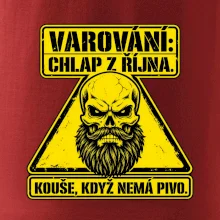 Varování chlap z října kouše když nemá pivo