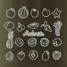 Frutarián ovoce ve čtverci