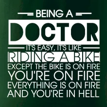 Being a doctor - bike