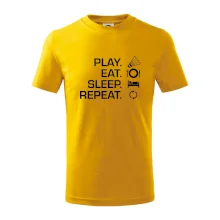 Play Eat Sleep Repeat badminton