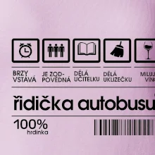 Čárový kód řidička autobusu