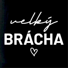 Velký brácha - nápis na prsou