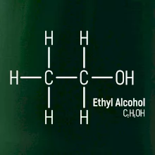 Molekulární struktura Ethanol