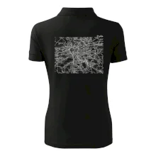 Mapy měst černobílé Praha