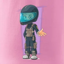 Vesmírný voják fialový