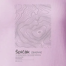 Špičák - vrstevnice v obdélníku