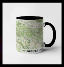 Hrnek - Orlické hory mapa