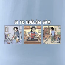 Si to udělám sám - dlouhé vlasy a knír