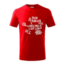 Pozor řemeslník skvělá práce silný slova