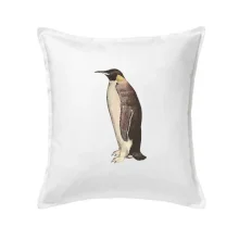 Tučňák kreslený vodovými barvami