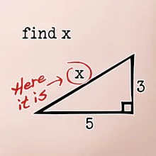 Find X - geometrie
