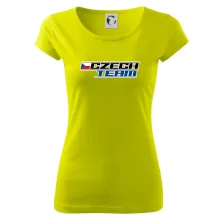 Czech team s vlajkou - Mistrovství světa v ledním hokeji 2025