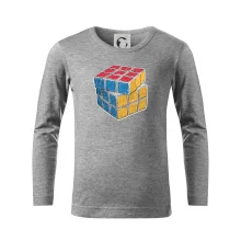 Rubikova kostka kreslená