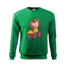 Horník těží bitcoiny