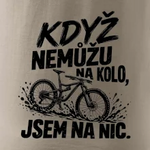 Když nemůžu na kolo jsem na nic - bahno