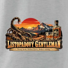 Listopadový gentleman whisky a horský západ slunce