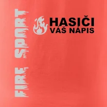 Hasiči REFLEXNÍ (oheň, Firesport, název sboru - vlastní nápis)