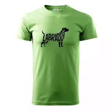 Labrador nápis v těle