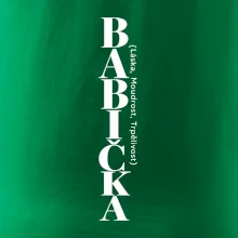 Babička láska moudrost trpělivost svislý nápis