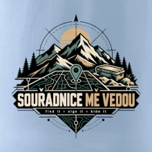 Souřadnice mě vedou horská mapa