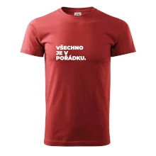 VŠECHNO JE V POŘÁDKU.