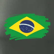Brazílie vlajka štětkou
