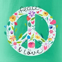 Peace and love symbol