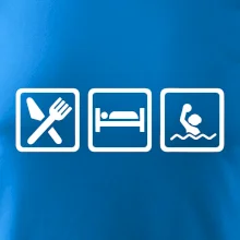 Eat sleep vodní pólo v řadě