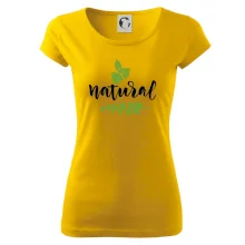 Natural - nápis v listech