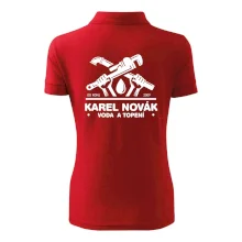 Instalatér - Překřížené klíče vlastní nápis