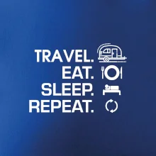 Eat sleep travel - Malý přívěs