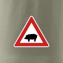 Dopravní značka - Pozor prase domácí