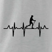 EKG nordic walking muž