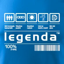 Čárový kód - Legenda