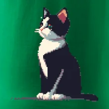 Mourovatá kočka pixel