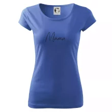 Nápis psací na prsou - máma
