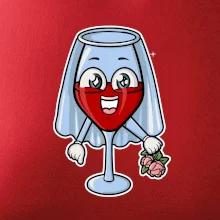 Červené víno pro nevěstu