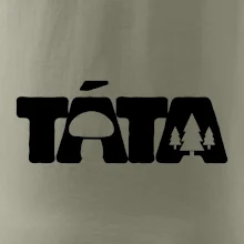 Táta nápis - houbař