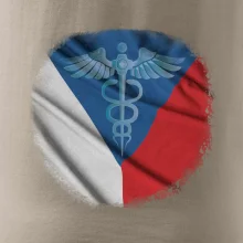 Hrdinové zdravotnictví - Česká vlajka (Pecka design)