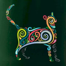 Kočka barevné křivky