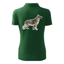 Německý ovčák - hnědý kreslený