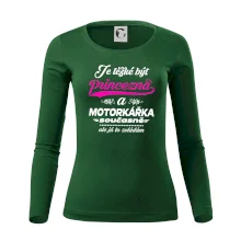 Je těžké být princezna - motorkářka Je těžké být princezna - motorkářka