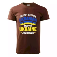 You don't need to be Ukrainian to support Ukraine just human