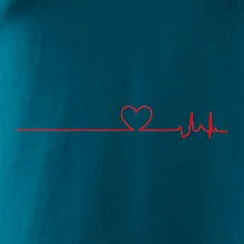 Poker EKG srdce červené