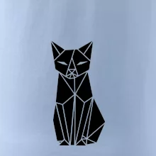 Origami kočka zepředu