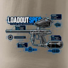 Technický výkres loadout spec paintball
