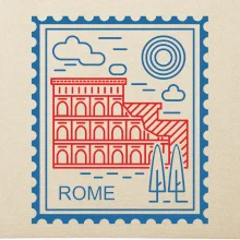 Řím známka jednoduchá