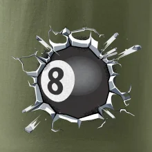 Kulečníková koule v triku