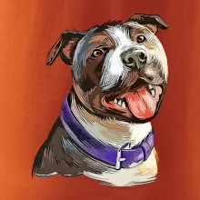 Americký stafordširský teriér  kreslený