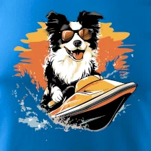 Border Kolie na vodním skútru